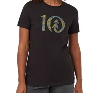 tentree Women’s Autumn Leaf Logo T-Shirt: BLACK: NEW WITH TAGS: SIZE XS